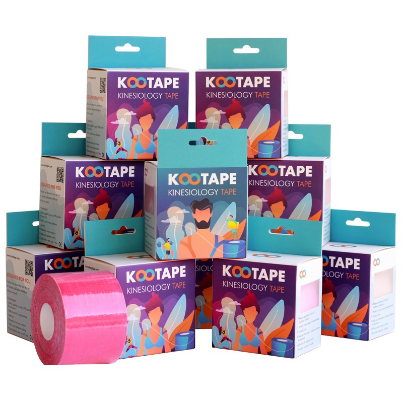 Pack 24 Rosa Cintas De Kinesiología Kootape