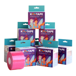 Kootape Kinesiology Tape pack 12 pink