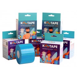 Pack 6 Azul Cintas De Kinesiología Kootape