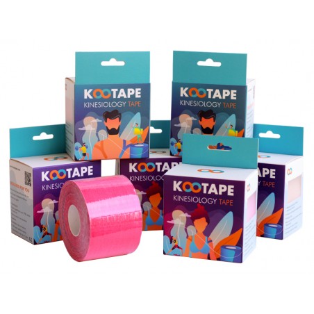 6 Pack Pink Kootape Kinesiology Tape